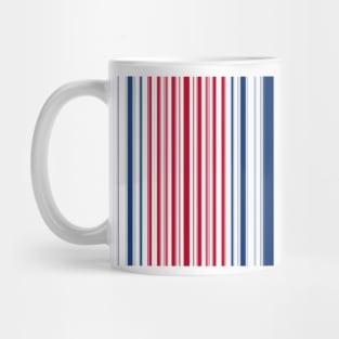4 th of July , Stripe Mug
